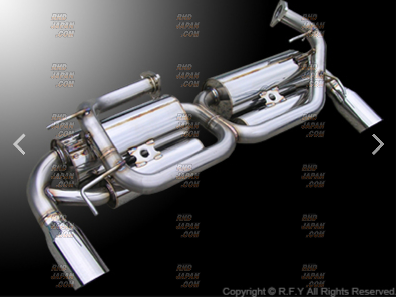 Racing Factory Yamamoto Stainless GT Exhaust System Muffler Version 4 Silent - NSX NA1